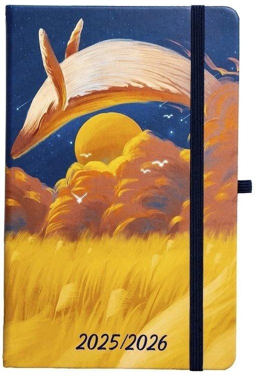 Kalendarz szkolny 2025/26 A5 tyg. Salsa delfin