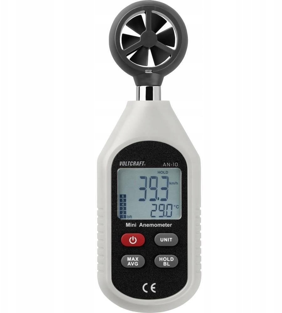 Anemometr VOLTCRAFT AN-10, 0.3 do 30 m/s, -10 do 50 C 1662854