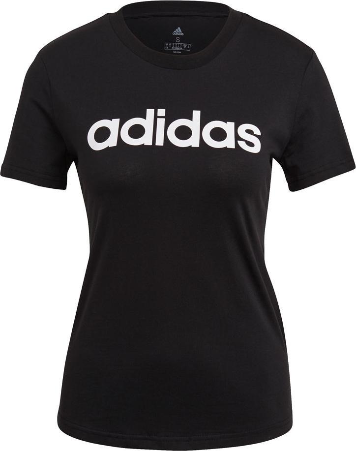 Adidas adidas Essentials Slim Logo Tee Damska Czarna (GL0769) r. M