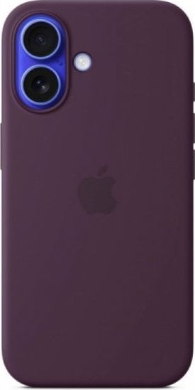 Apple Apple iPhone 16 Silikoninis dėklas with MagSafe - Plum