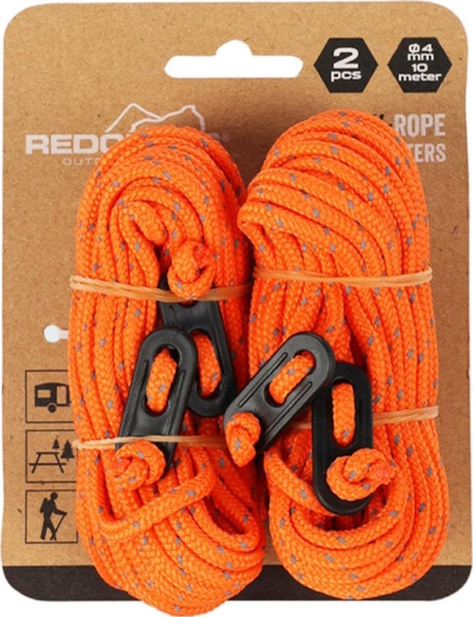 Redcliffs LINKA TURYSTYCZNA NACIĄG DO NAMIOTÓW 2SZT REDCLIFFS POMARAŃCZOWY