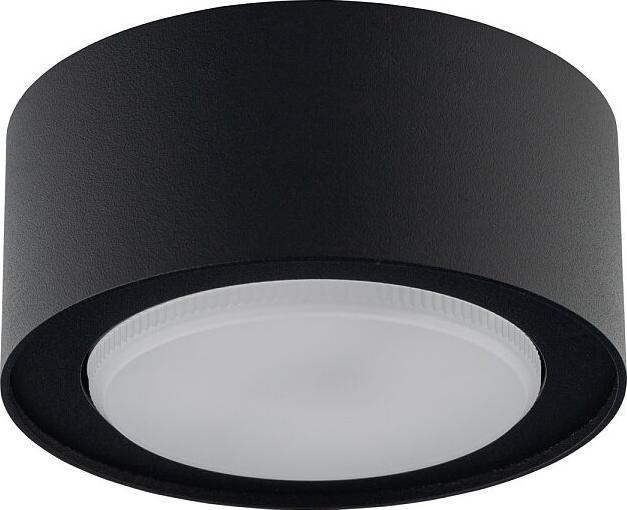 Lampa sufitowa Nowodvorski Plafon okrągły FLEA czarny downlight lampa natynkowa do gabinetu