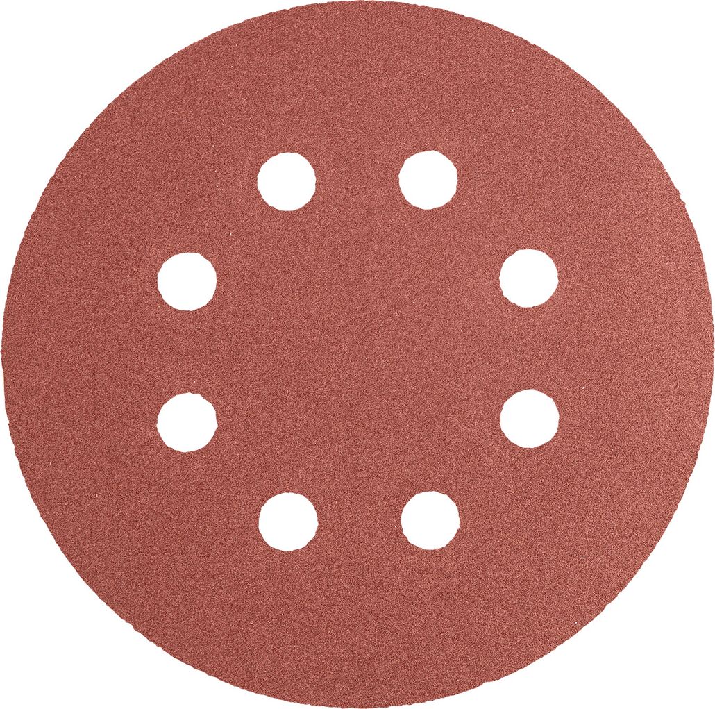 Graphite Krążki ścierne (Krążki ścierne 125 mm, K240 5 szt., z 8 otworami)