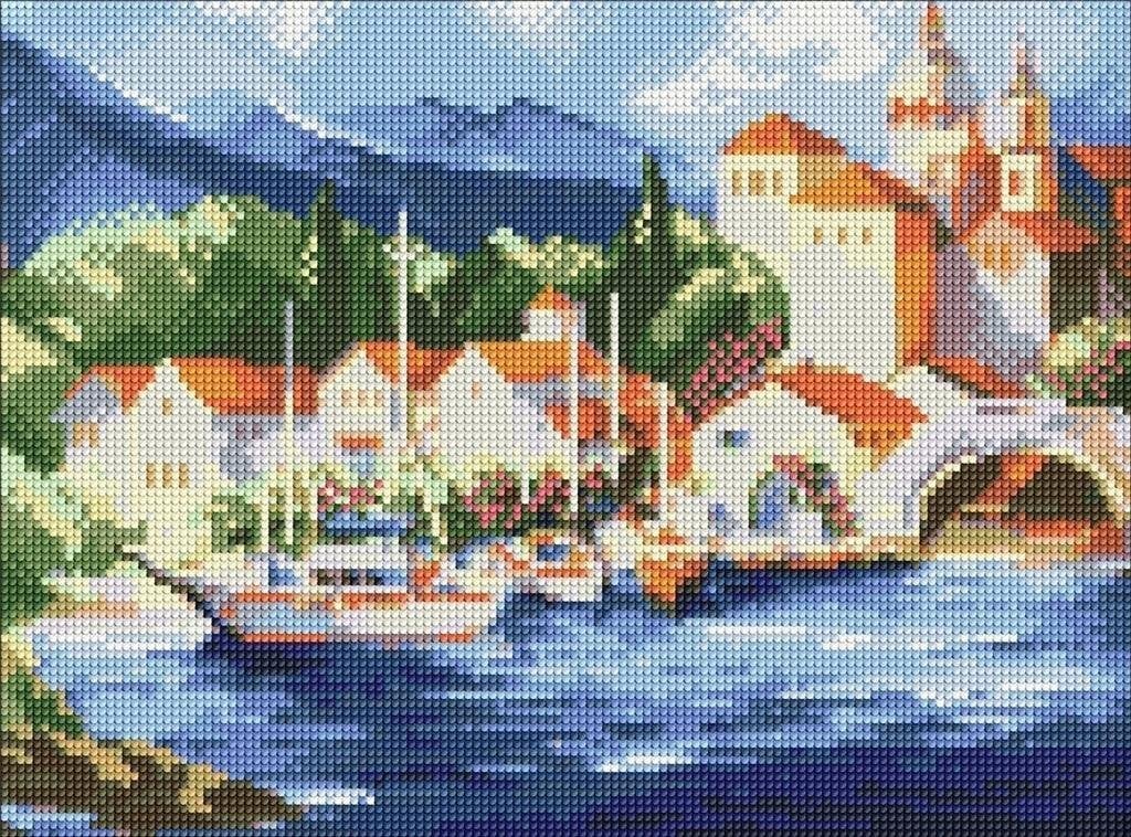 Norimpex Diamentowa mozaika - U podnóża gór 30x40cm