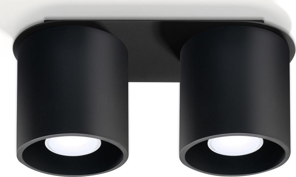 Lampa sufitowa Lumes Nowoczesny plafon LED E761-Orbil - czarny