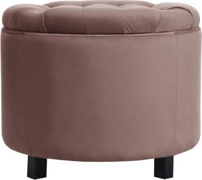 Elior Pikowany podnóżek do salonu - Dimons 68 kolorów