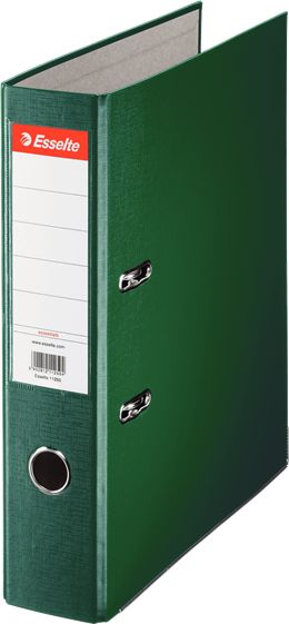 Segregator Esselte Ekonomiczny dźwigniowy A4 75mm zielony (11256)