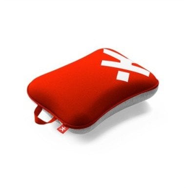 Skross Alpha rigid box, uniwersalny adapter multiadapter, czerwony