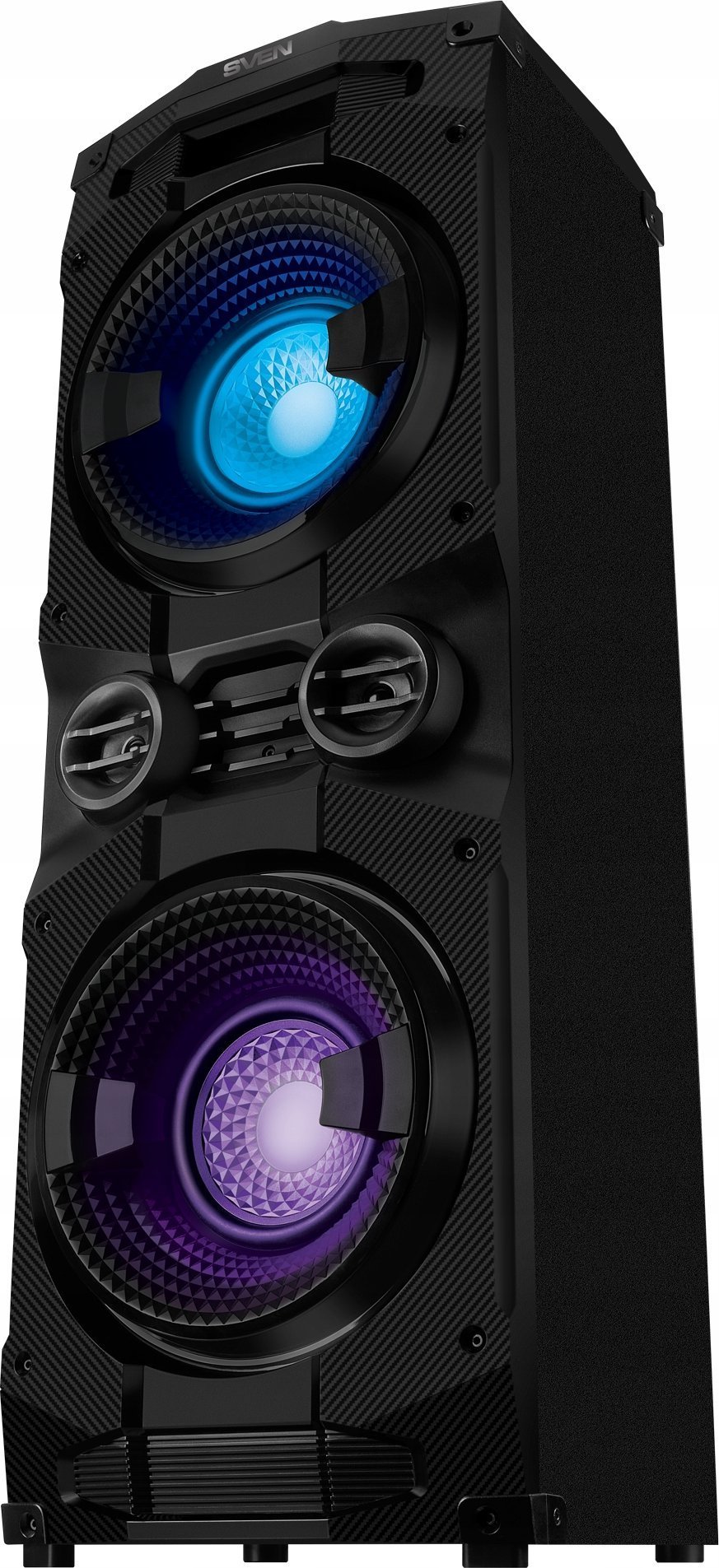 SVEN PS-1500 powerspeaker black (500W, Bluetooth, FM, USB, LED)