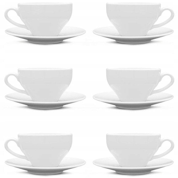 Filiżanka ze spodkiem do kawy lub herbaty - Paula 290ml