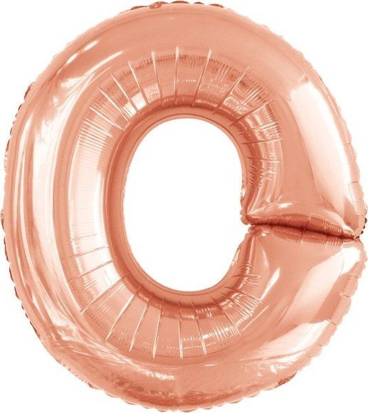 AMSCAN Balon foliowy litera O różowe złoto duży na hel