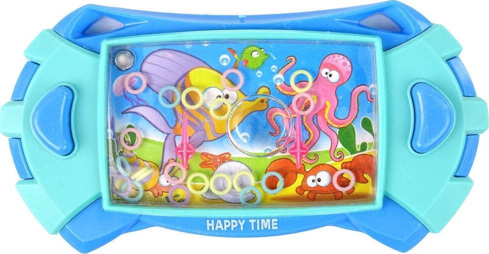 LeanToys Gra Wodna Zręcznościowa Zwierzęta Morskie Konsola Niebieska