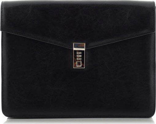 Belveder Organizer Skórzany Czarny na Zamek BY25