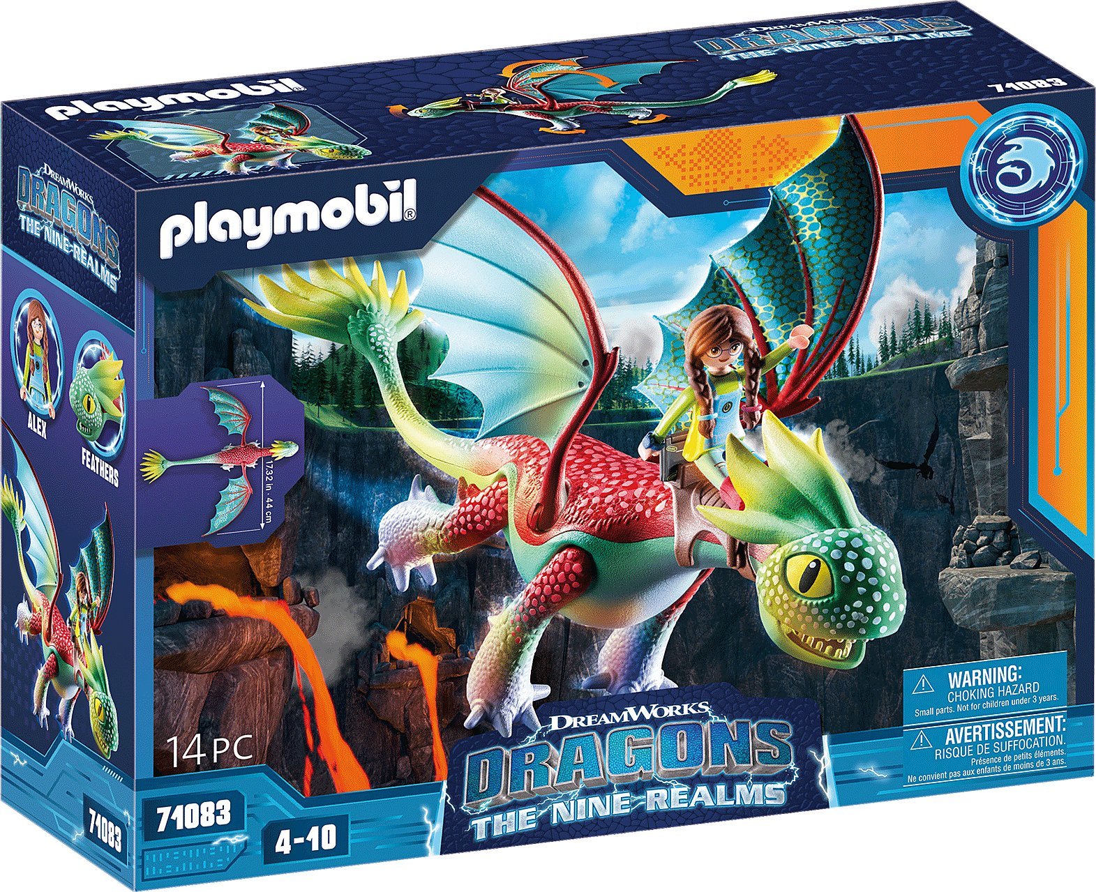 Playmobil PLAYMOBIL 71083 Dragons: The Nine Realms - Feathers & Alex, construction toy