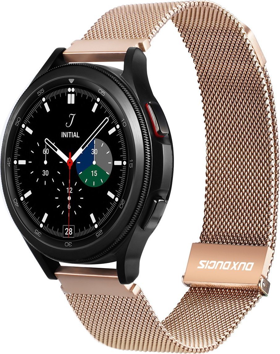 Dux Ducis Dux Ducis Magnetic Strap pasek do Samsung Galaxy Watch / Huawei Watch / Honor Watch (20mm band) magnetyczna opaska złoty (Milanese Version)