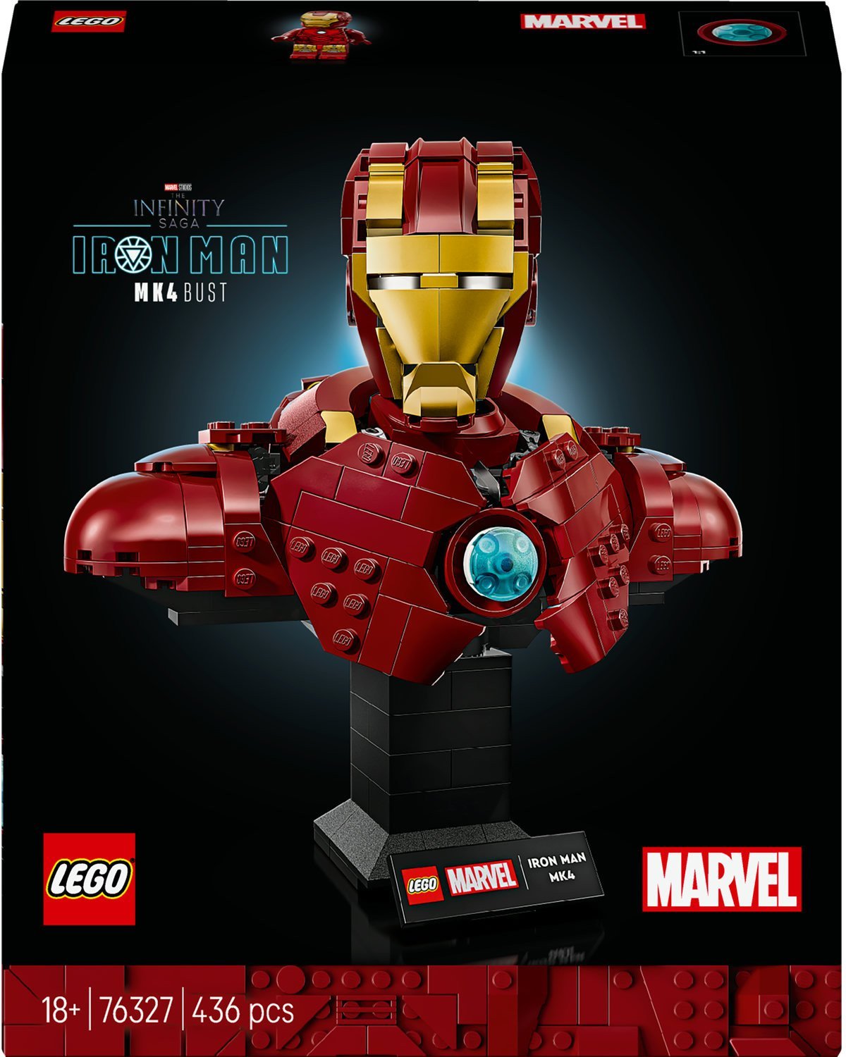 LEGO Marvel Popiersie Iron Mana MK4 (76327)