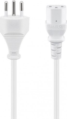 Kabel zasilający Triton Kabel do urządzeń chłodniczych Szwajcaria, 2 m, biały - Długość kabla 2 m