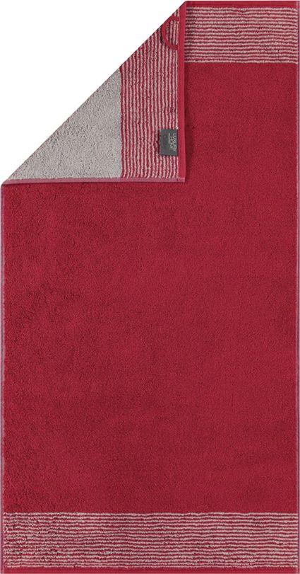 Cawo Frottier Ręcznik TWO-TONE Bordeaux 80x150 cm