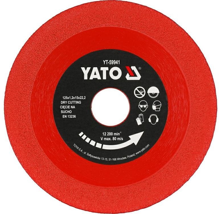 YATO TARCZA DIAMENTOWA 125mm x 22,23mm