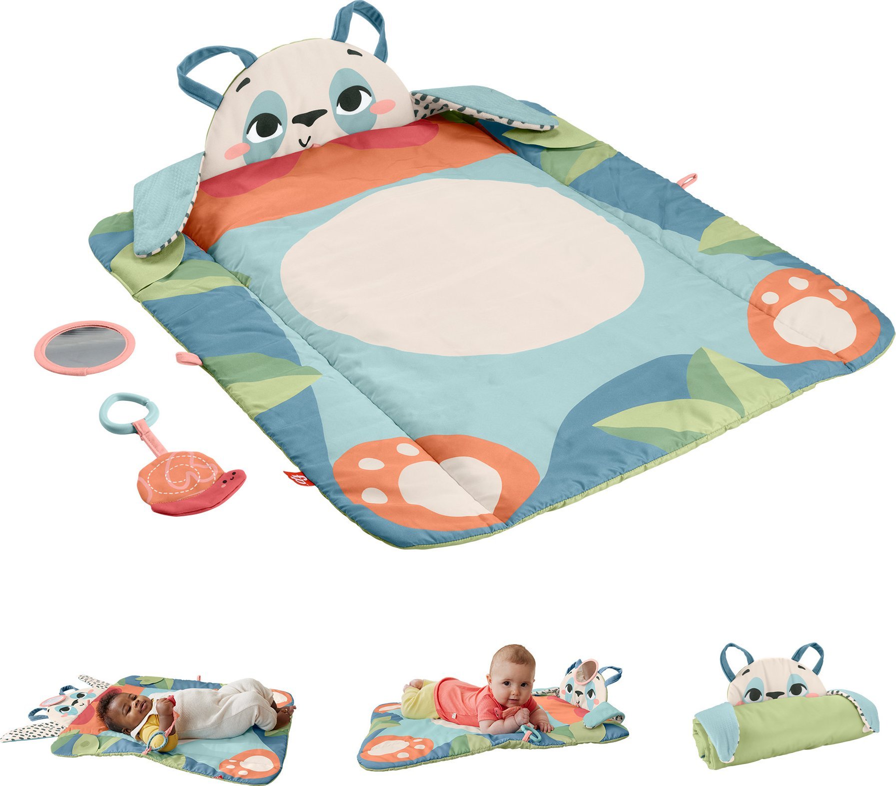 Mattel Fisher-Price Rolli-Roll Panda Play Mat