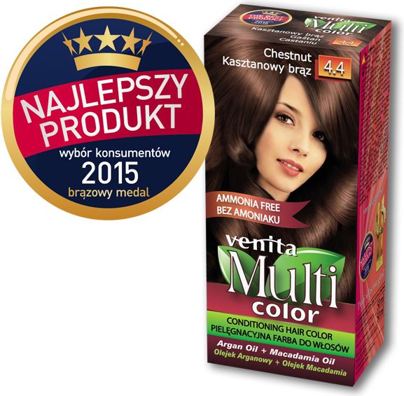 Venita Farba bez amoniaku Multi Color 4.4 kasztanowy braz