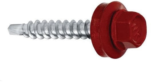 SELF SCR 4,8X19 MET+EPDM RAL3011 15PCS