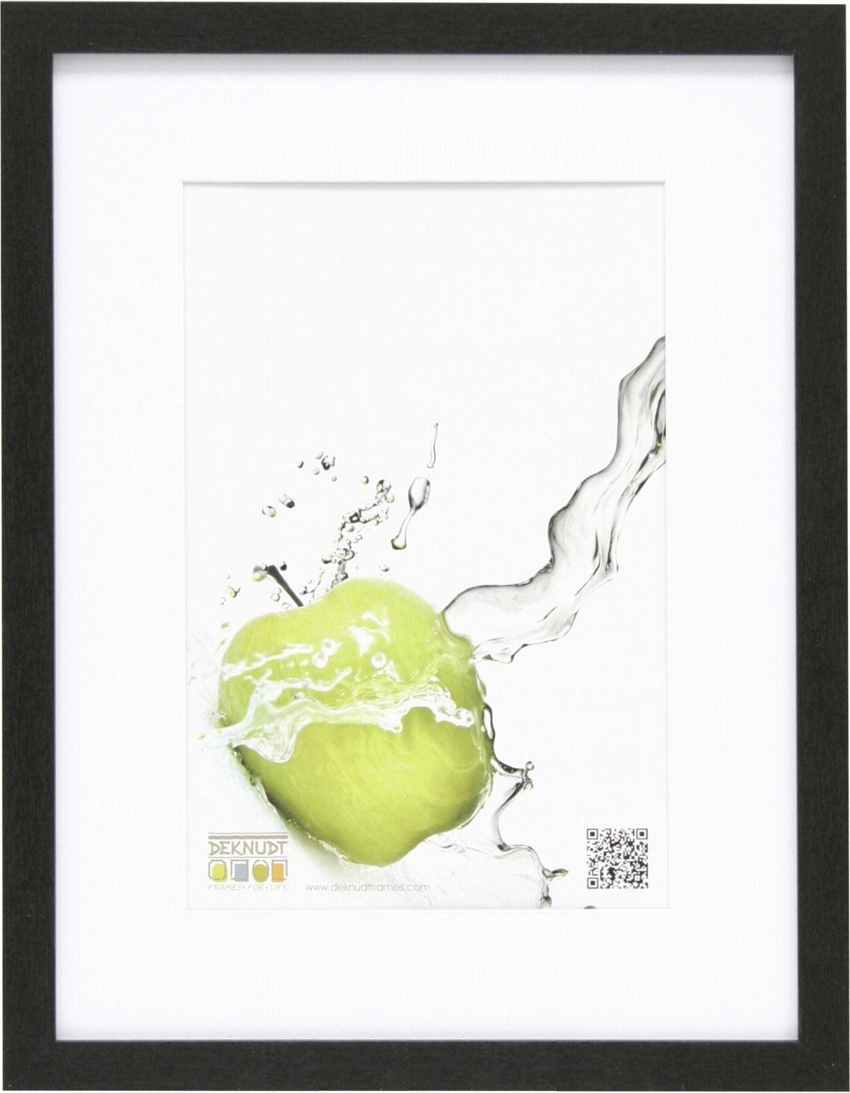 Ramka Deknudt 20x25, drewaniana, czarna (S66KF2 P1 20X25)