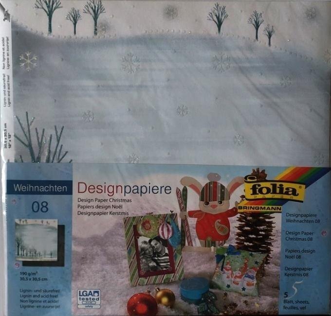 Penword Papier do projektów 190 g/m2 30,5x30,5cm 5 arkuszy