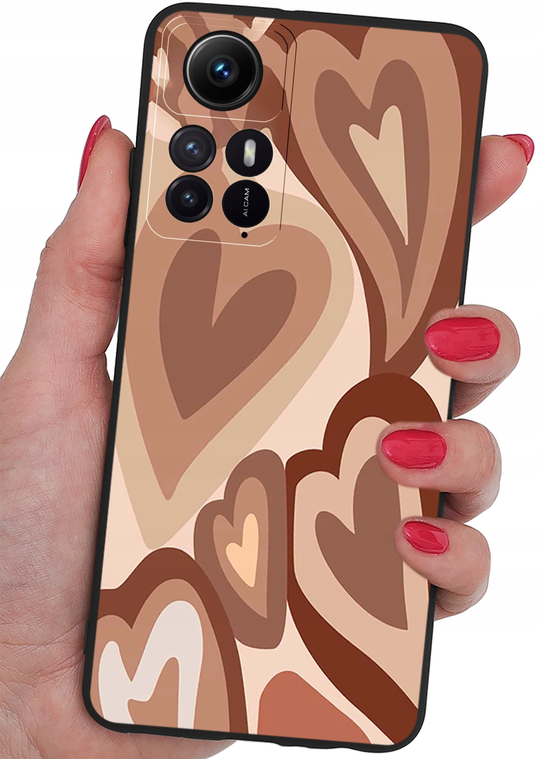 ETUI do Xiaomi Redmi Note 12S CASE WZORY + SZKŁO