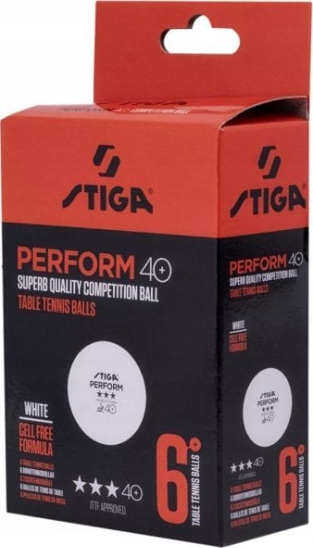 Stiga Piłeczka BALL PERFORM 3-STAR 6-PACK