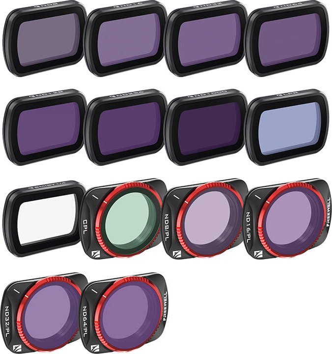 Filtr Freewell Zestaw 14 filtrów Freewell do DJI Osmo Pocket 3