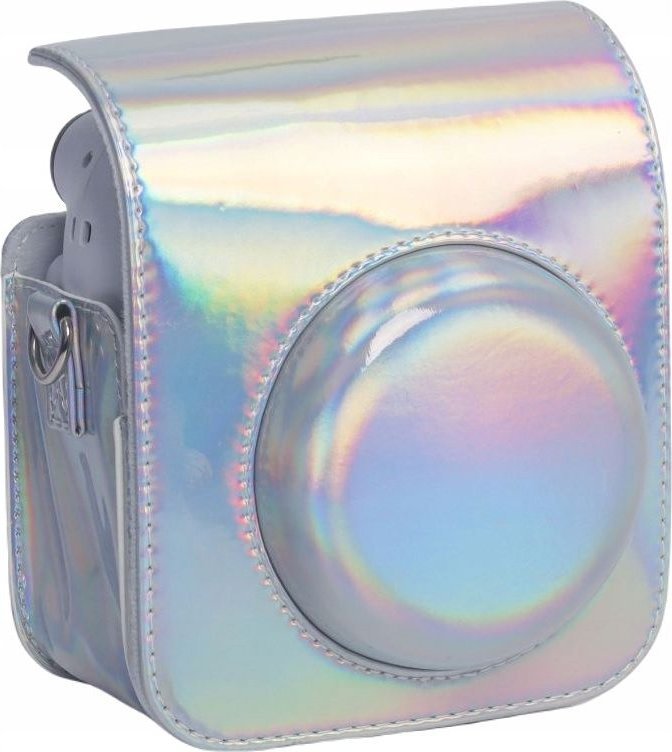 Pokrowiec LoveInstant Futerał Etui Pokrowiec Do Fujifilm Instax Mini 12 / Srebrny Błysk