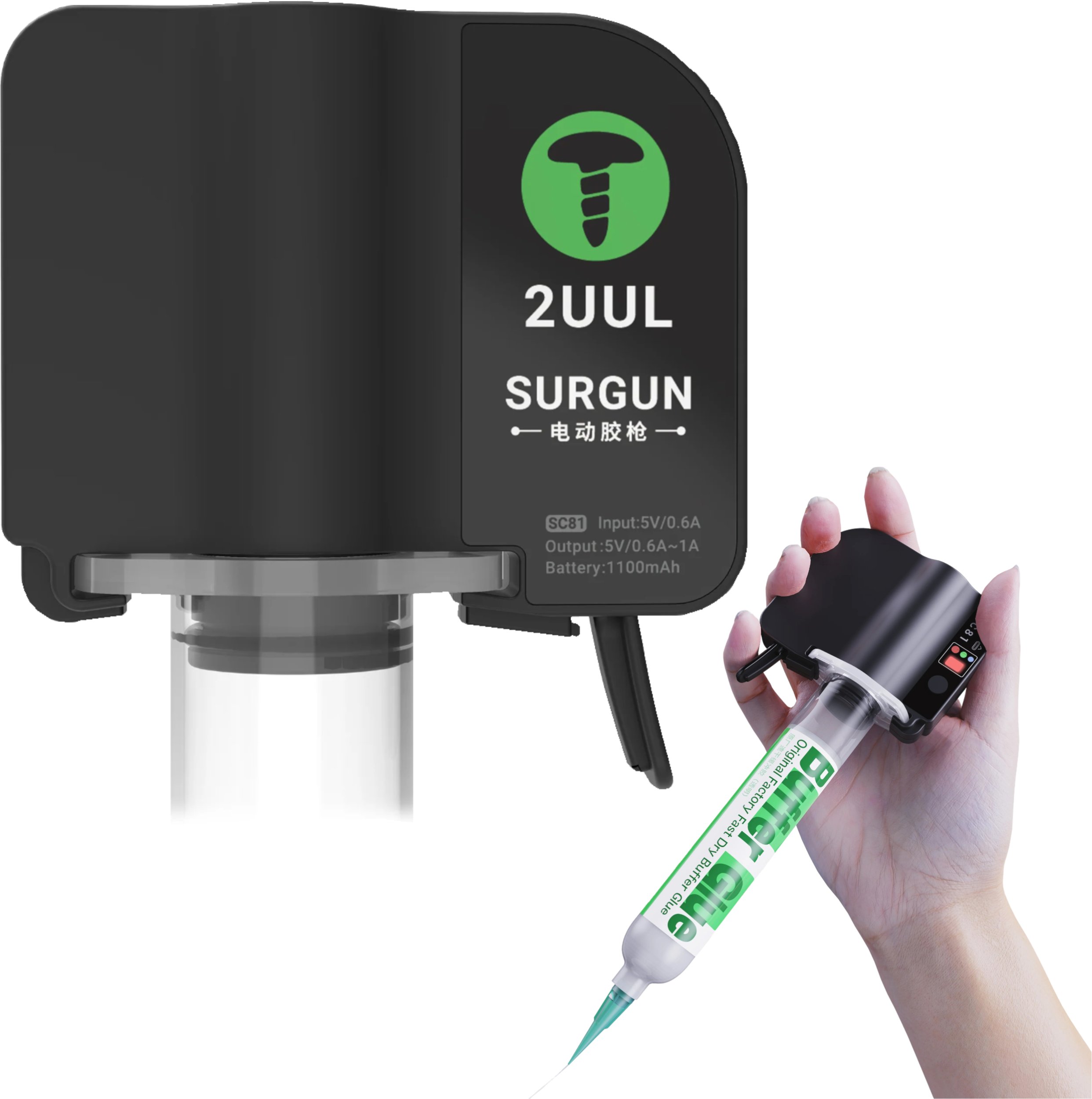 Elektyczny Pistolet 2UUL SURGUN SC81 Przenośny Dozownik do Kleju Pasty