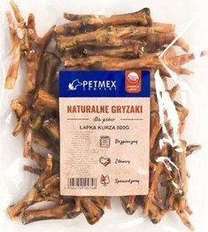 Petmex Gryzak dla psów PETMEX Łapa kurza 500g