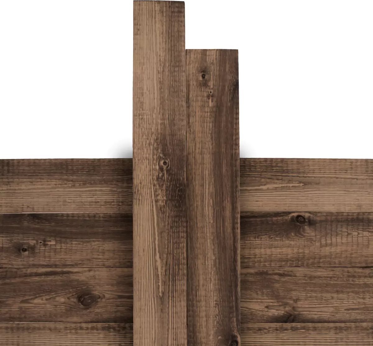 John Paddle Drewniane deski elewacyjne John Paddle Old Brown Silver (0,96m2) panele ścienne w stylu Vintage Uniwersalny