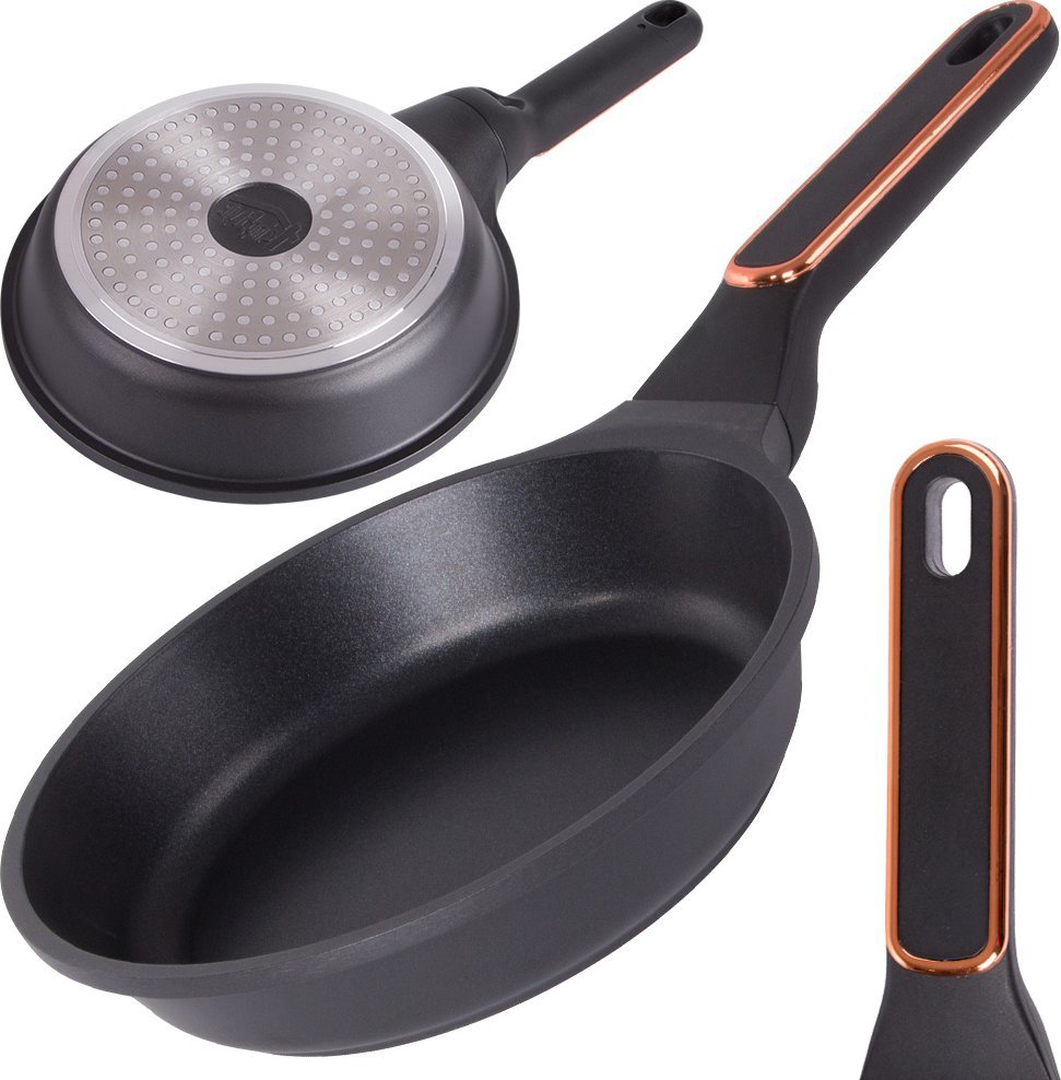 Patelnia Patelnia do smażenia powłoka nieprzywierająca indukcja gaz non-stick 20cm Patelnia do smażenia powłoka nieprzywierająca indukcja gaz non-stic