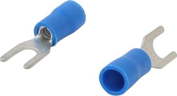 EPM KOŃCÓWKA WIDEŁKOWA IZOLOWANA 1.5-2.5MM 2/4MM 10 SZTUK (1 KPL)