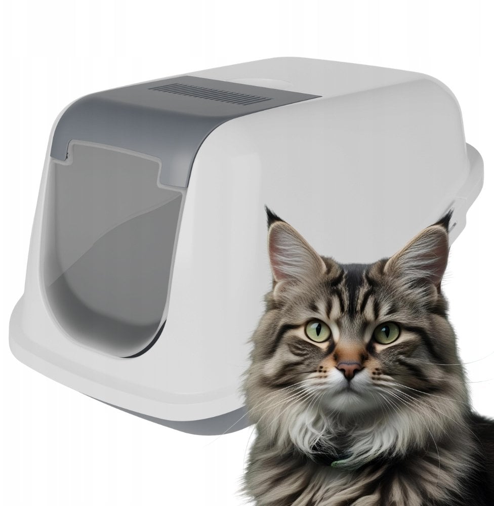 RHR Concepyts BV Zamykana kuweta ELLA XXL Szary 51x70x46