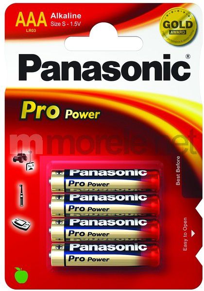Panasonic Bateria Pro Power AAA / R03 4 szt.