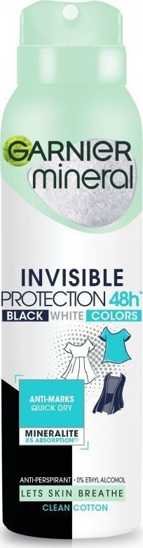 Garnier GARNIER_Invisible Protection 48H Clean Cotton Women DEO spray 150ml