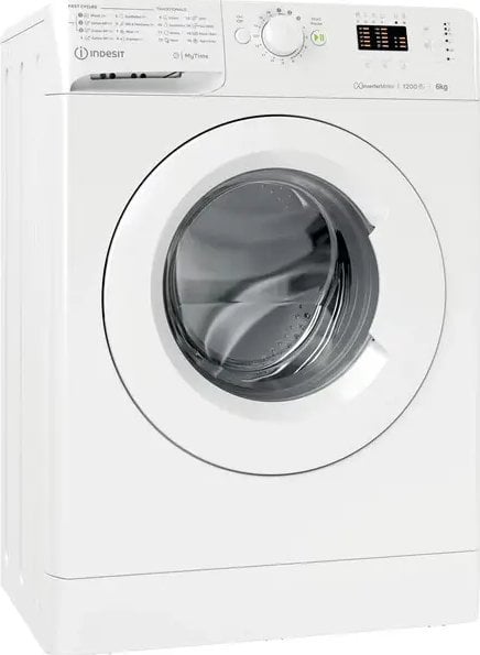 Pralka Indesit INDESIT | Washing Machine | MTWSA 61294 W EE | Energy efficiency class C | Front loading | Washing capacity 6 kg | 1200 RPM | Depth 42.