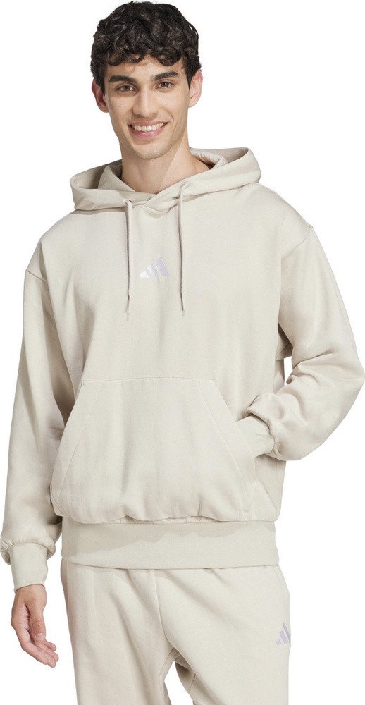 Bluza męska adidas Essentials Feelcozy Fleece beżowa IN6067 L