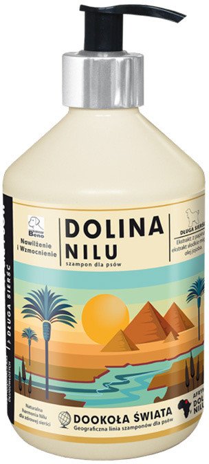 Super Beno Dolina Nilu Szampon dla psów do długiej sierści 400 ml