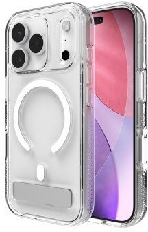 ZAGG Crystal Palace Snap KS - etui z podstawką do iPhone 17 Pro kompatybilne z MagSafe (clear)