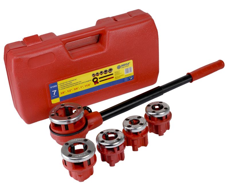 Mega Zestaw gwintownic 3/8" - 1 i 1/4" - 67205