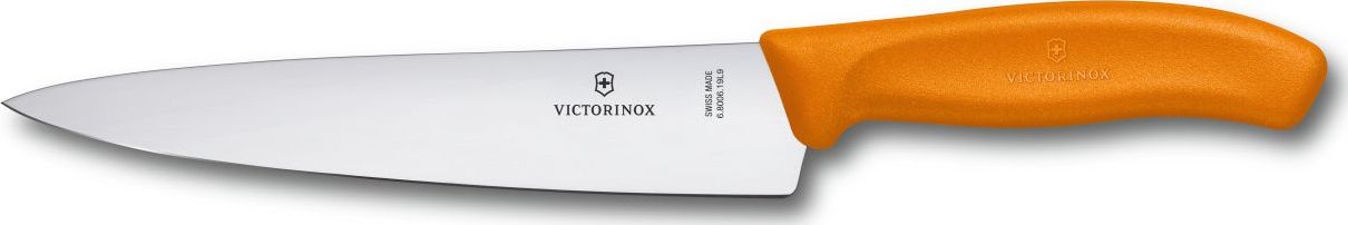 Victorinox VICTORINOX | Szerokie ostrze, nóż kuchenny, 19 cm, pomarańczowy, Blister