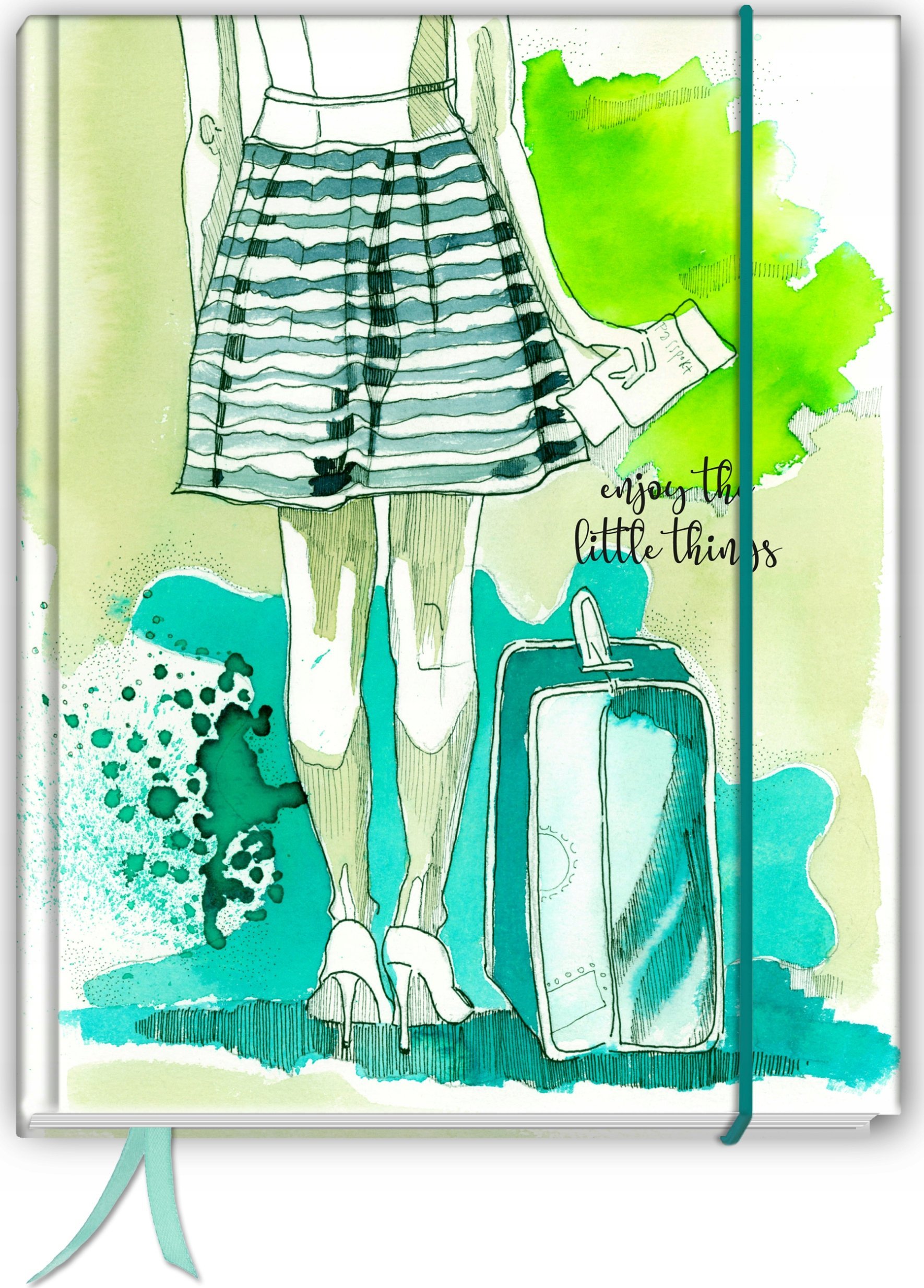 TadaPlanner Bullet journal szyty 214 stron TaDaPlanner notes notatnik A5+ w kropki