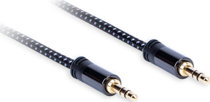 Kabel AQ Jack 3.5mm - Jack 3.5mm 0.75m czarny (xpa40007)