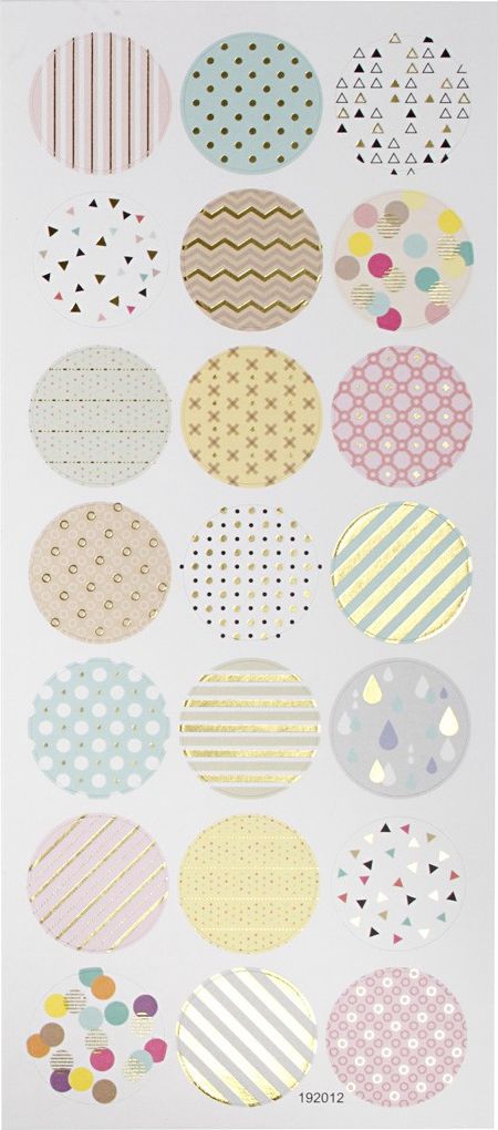 Creative Company Naklejki Pastelowe Kółka