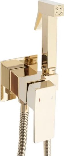 Bateria bidetowa Rea Flat-tres podtynkowa złoty (REA-B5771)